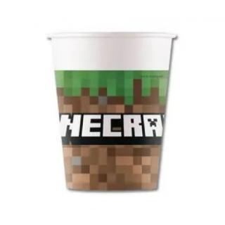 Ποτήρια Χάρτινα (WM) Minecraft 200 ml 8 τεμ.