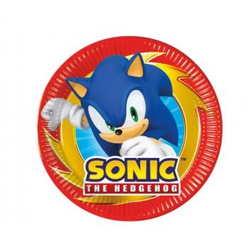 Πιάτα Μεσαία 20 εκ. Sonic the Hedgehog 8 τεμ. FSC