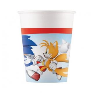Ποτήρια Χάρτινα (WM) Sonic the Hedgehog 200 ml 8 τεμ.