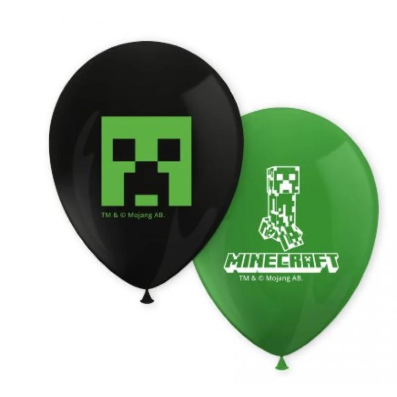 Μπαλόνια Minecraftl 8 τεμ. τυπωμένα
