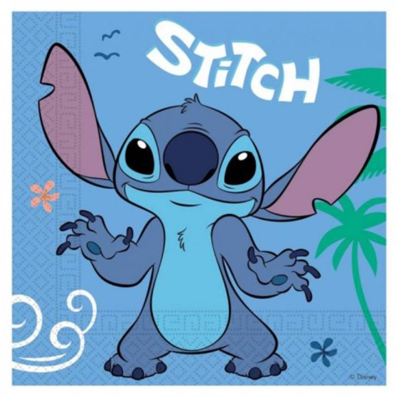 Χαρτοπετσέτες Disney Stitch & Angel 2 φυλλες 33 x 33 20 τεμ. FSC