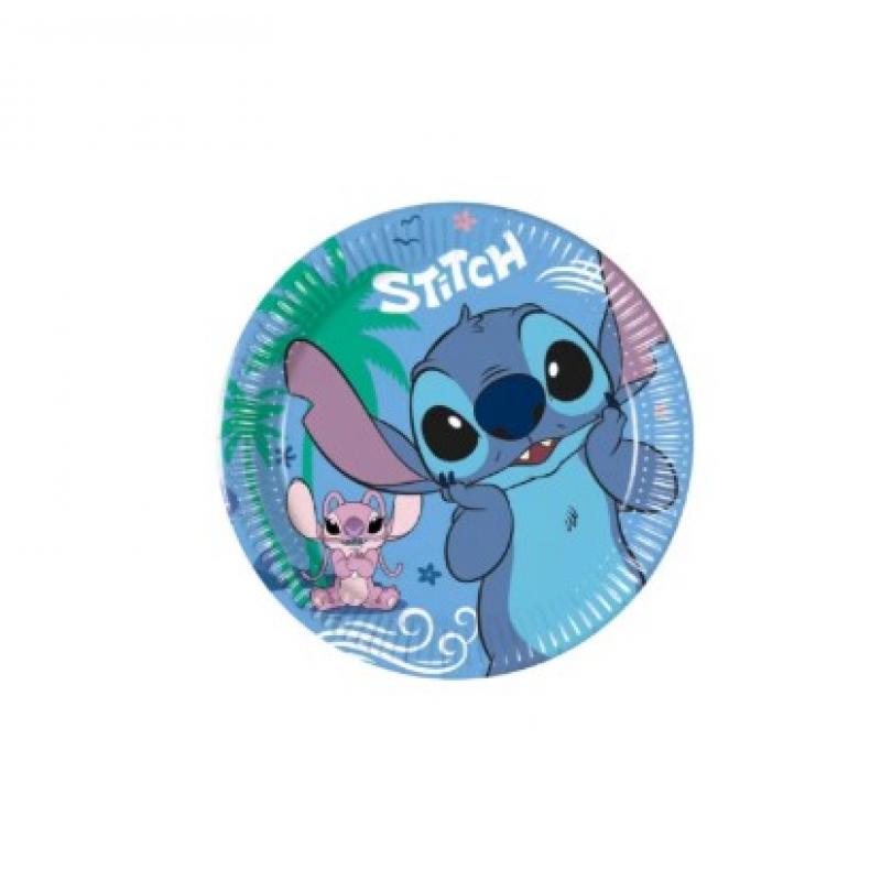 Πιάτα Μεσαία 20 εκ. Disney Stitch & Angel 8 τεμ. FSC