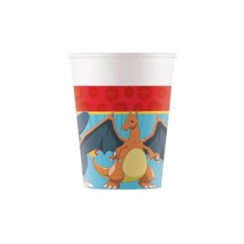 Ποτήρια Χάρτινα (WM) Pokemon 200 ml 8 τεμ.