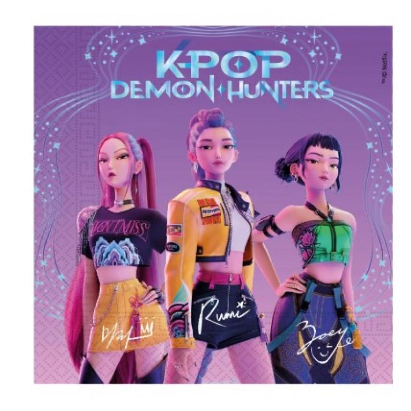 Χαρτοπετσέτες K-Pop Demon Hunters 2 φυλλες 33 x 33 20 τεμ. FSC