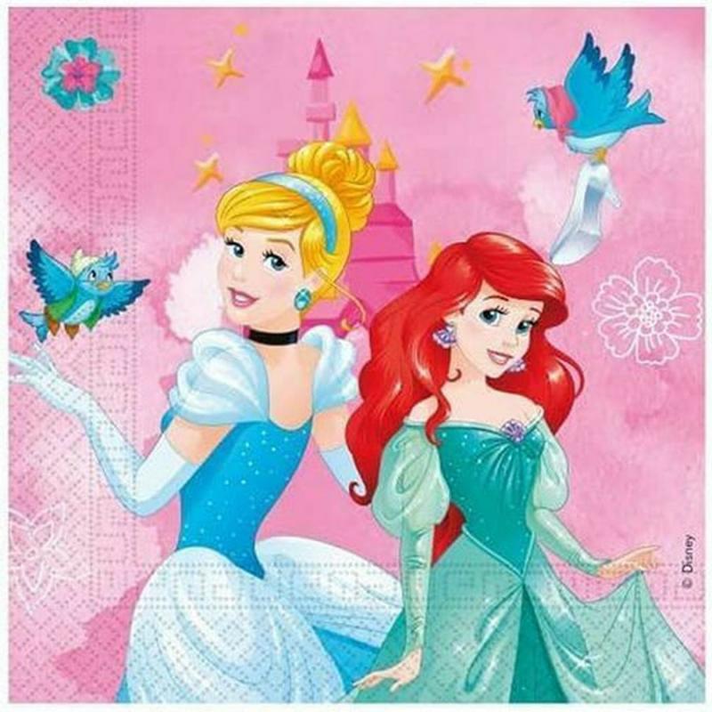 Disney Princess Live yout Story Χαρτοπετσέτες 2φυλλες 33 x 33 20 τεμ. FSC