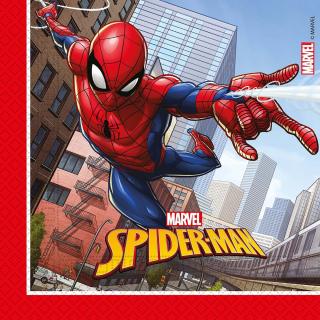Marvel Spiderman Crime Fighter Χαρτοπετσέτες 2φυλλες 33 x 33 20 τεμ. FSC
