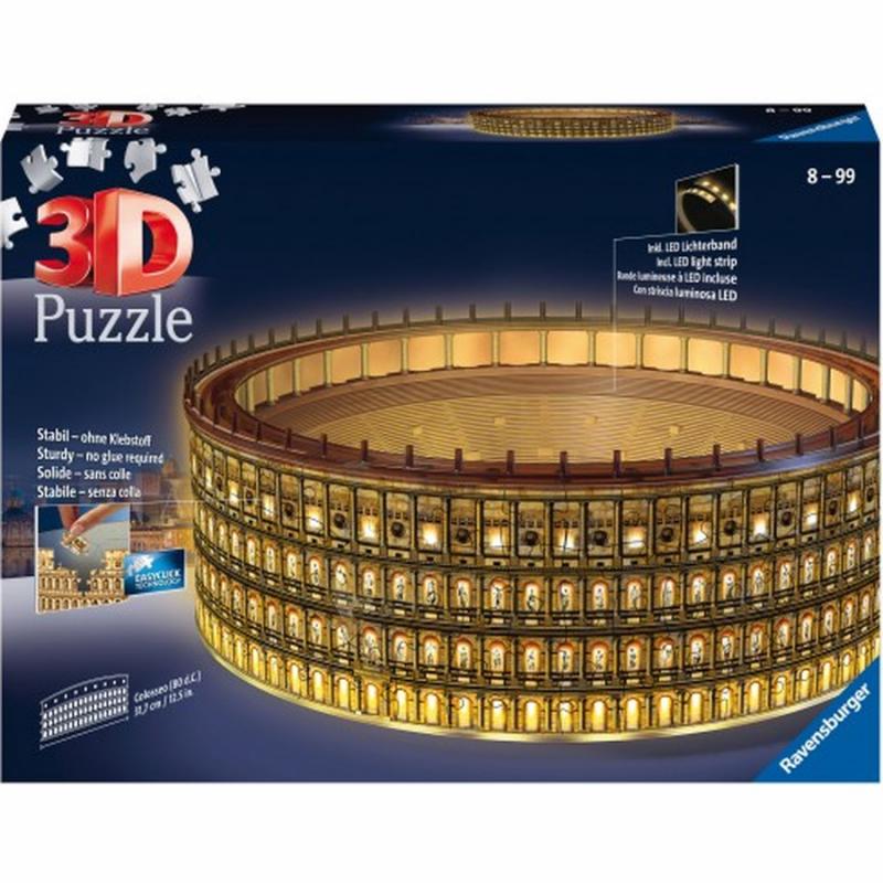 3D Puzzle Night Edition 216 τεμ. Το Κολοσσαίο - Ravensburger