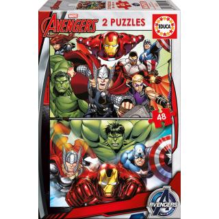 Educa Puzzle 2x48 τεμ. Marvel Avengers