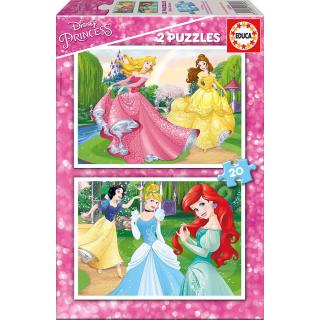 Educa Puzzle Disney Princess 2x20 τεμ.