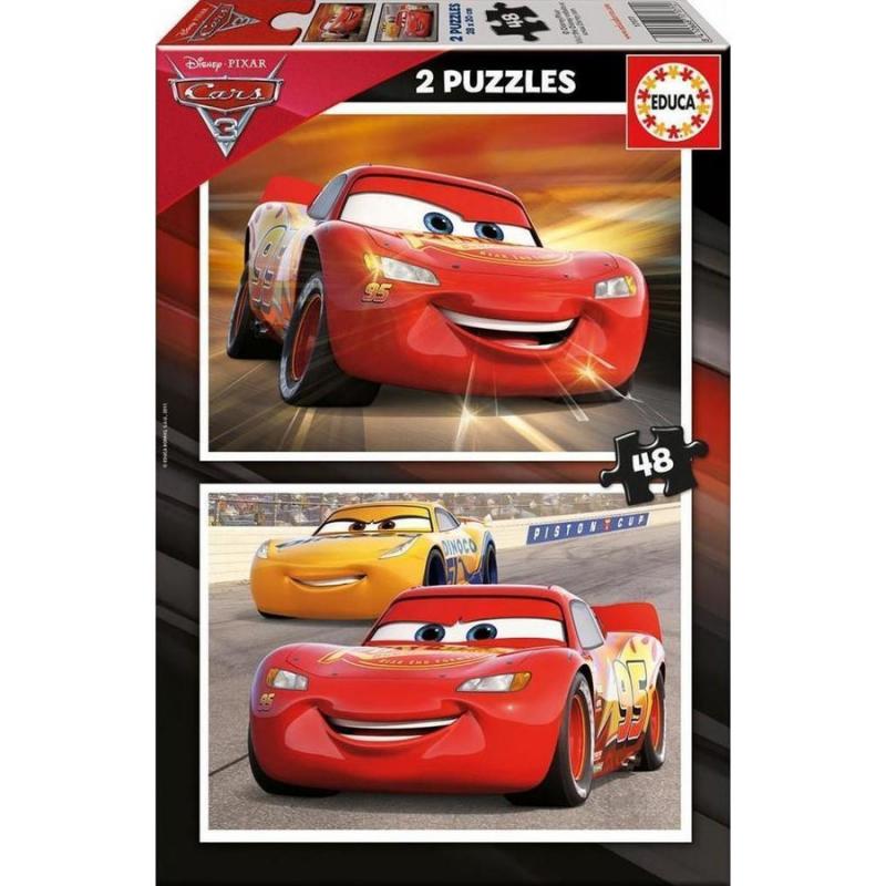 Educa Puzzle 2 x 48 τεμ. Cars 3