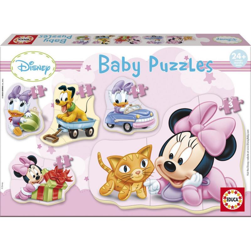 Educa Puzzle Baby Minnie (5 Παζλ 3/4/5 τεμ.)