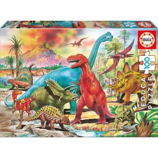 Educa Puzzle 100 τεμ. Dinosaurs
