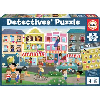 Educa Puzzle 50 τεμ. Detectives' Puzzle Busy Town