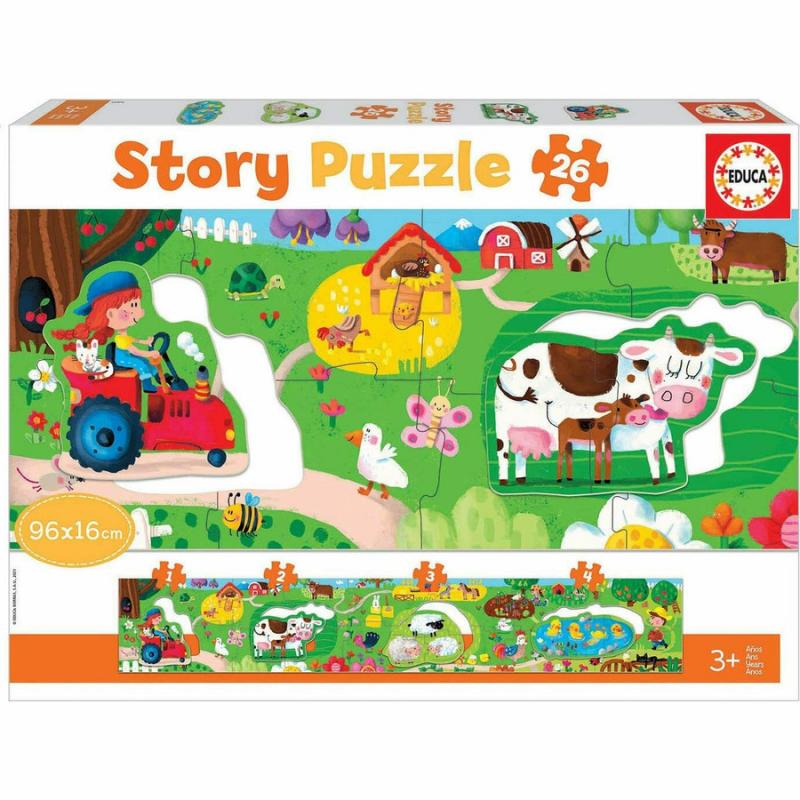 Educa Puzzle 26 τεμ. Story Puzzle The Farm