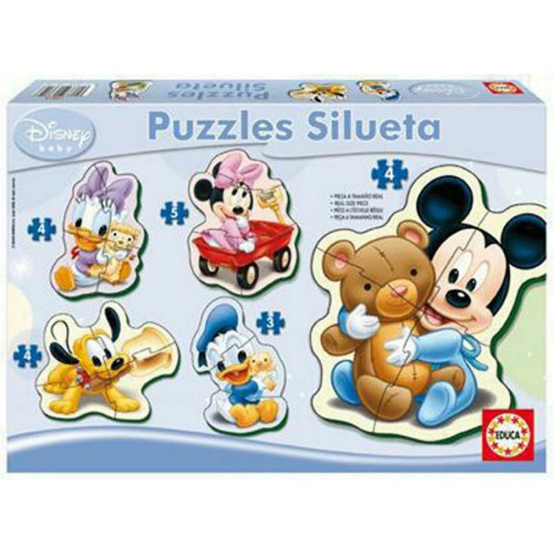 Educa Puzzle Baby Mickey & Friends (5 Παζλ 3/4/5 τεμ.)