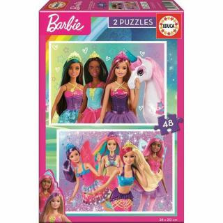 Educa Puzzle 2x48 τεμ. Barbie
