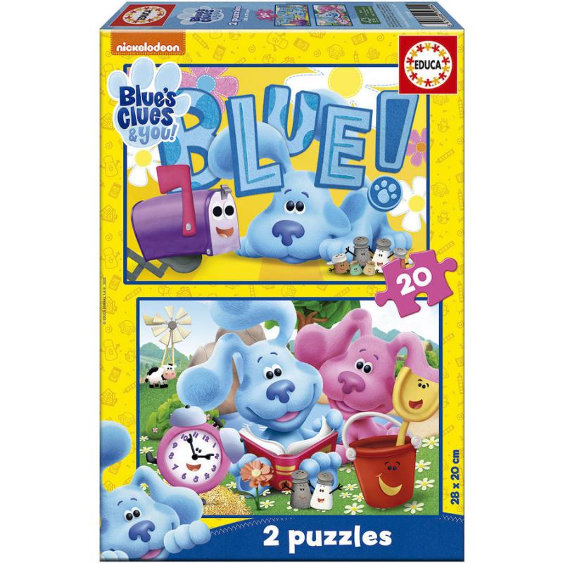 Educa Puzzle 2 x 20 τεμ. - Blue's Clues & you