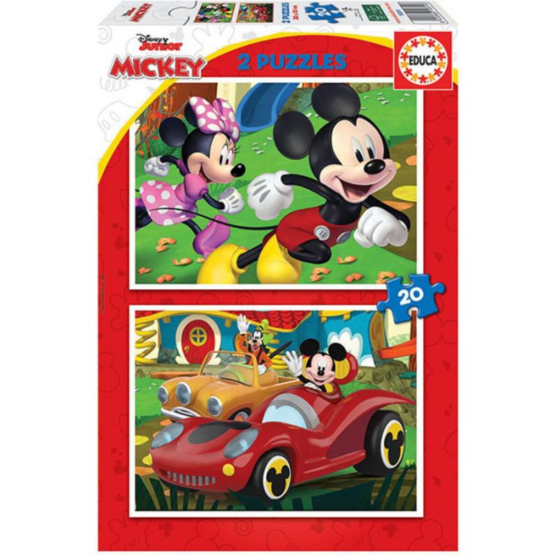 Educa Puzzle Mickey & Friends 2x20 τεμ.