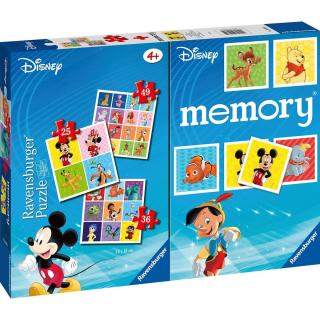 Ravensburger Puzzle (25-36-49) + Memory Disney
