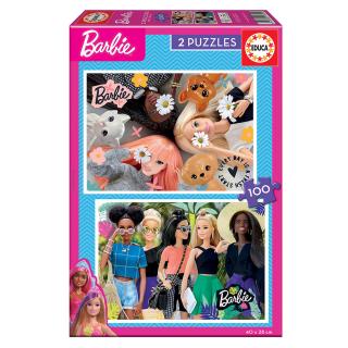 Educa Puzzle Barbie 2x100 τεμ.