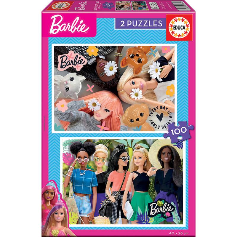 Educa Puzzle Barbie 2x100 τεμ.