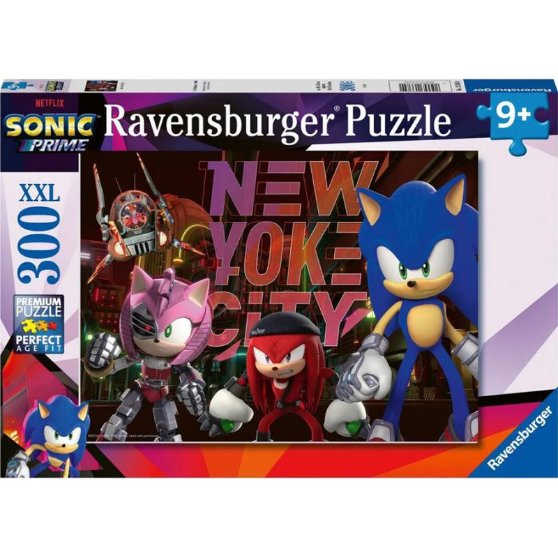 Ravensburger Puzzle 300 XXL Netflix Sonic Prime New Yoke City