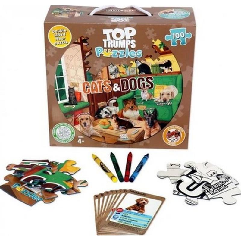 Winning Moves: Top Trumps Cats & Dogs 100 piece Puzzle