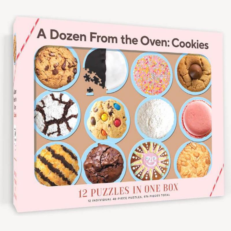 12 Puzzles in One Box: A Dozen from the Oven: Cookies