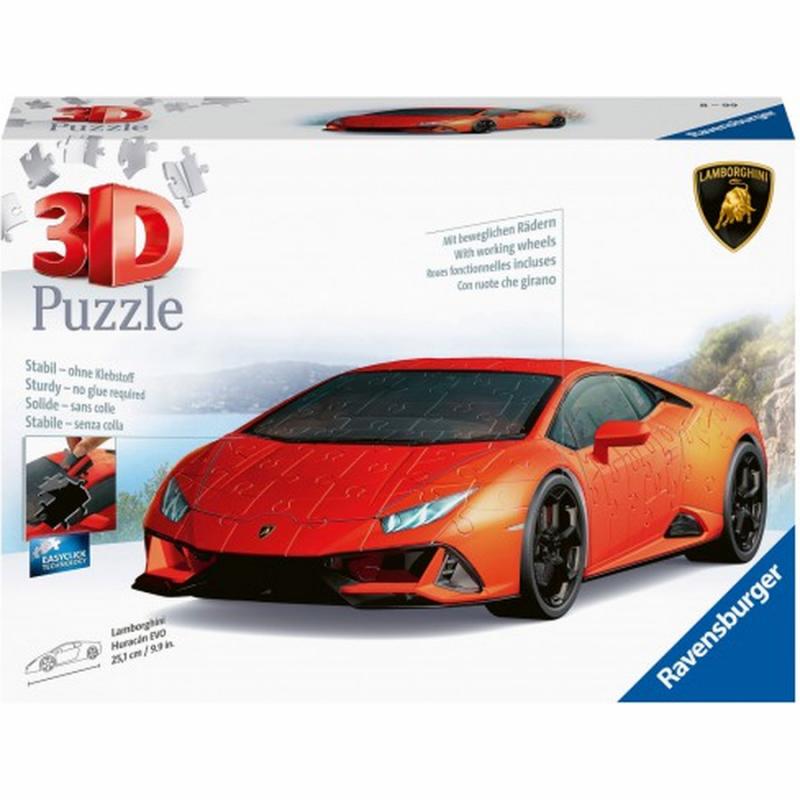3D Puzzle 108 τεμ. Lamborghini Huracan - Ravensburger