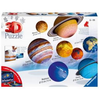3D Puzzle 522 τεμ. Ηλιακό Σύστημα - Ravensburger