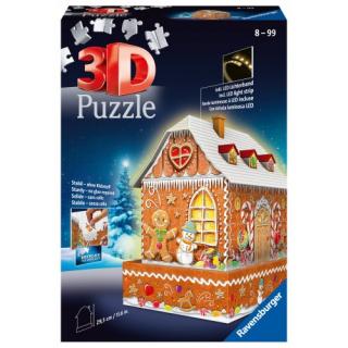 3D Puzzle Midi 216 τεμ. Gingerbread Σπιτάκι - Ravensburger