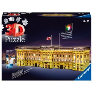 3D Puzzle Night Edition 216 τεμ. Παλάτι του Μπάκιγχαμ - Ravensburger