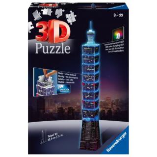 3D Puzzle Night Edition 216 τεμ. Taipei 101 - Ravensburger