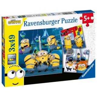 Παζλ 3x49 τεμ. Minions - Ravensburger