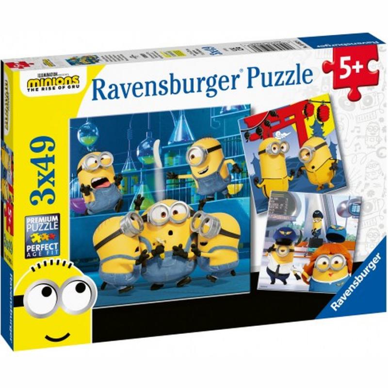 Παζλ 3x49 τεμ. Minions - Ravensburger