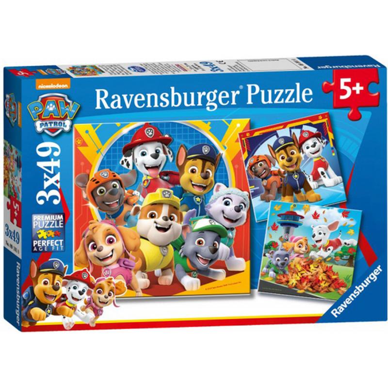 Παζλ 3x49 τεμ. Paw Patrol - Ravensburger