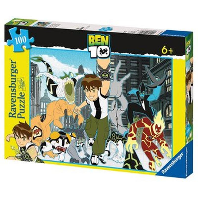 Ravensburger Puzzle 100 (6+) Ben10 - Ben in Action