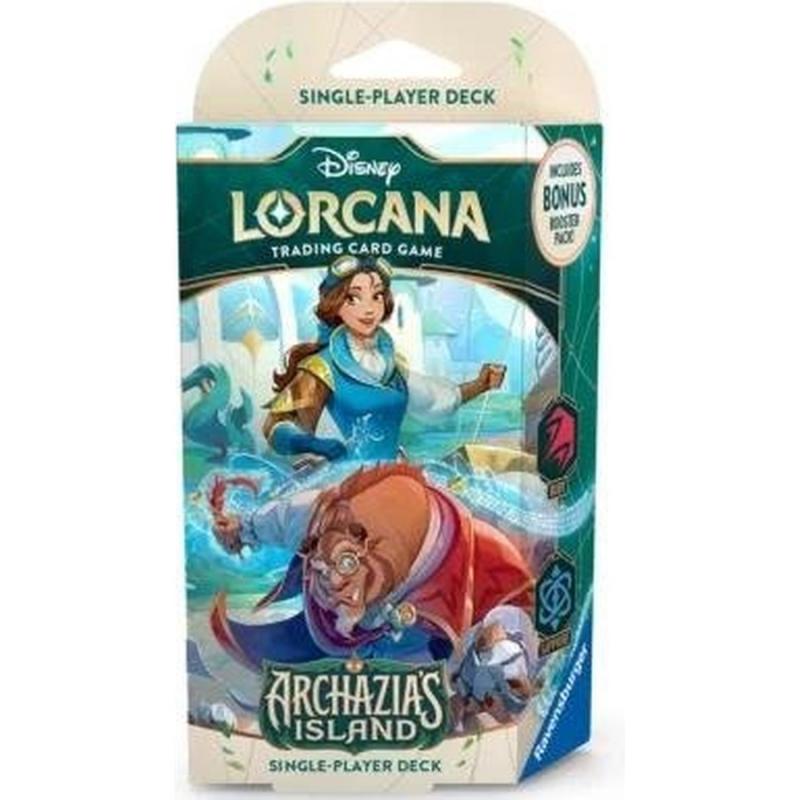 Disney Lorcana TCG Archazia's Island Starter Deck (English Edition) - Ruby & Sapphire