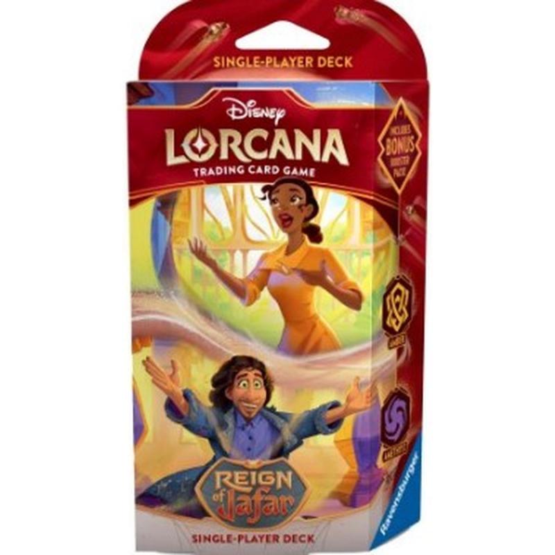 Disney Lorcana TCG Reign of Jafar Starter Deck (English Edition) - Amber & Amethyst