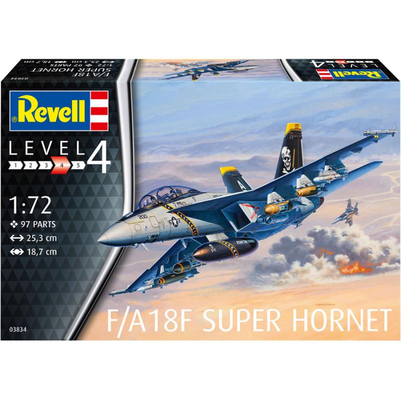 Revell: 1:72 Model Set F/A-18F Super Hornet