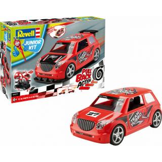 Revell Junior Kit Pull Back Rallye Car - Red