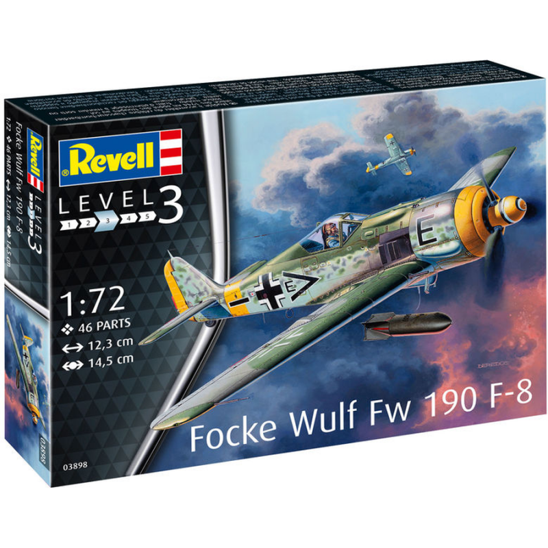 Revell: 1:72 Model Set Focke Wulf Fw190 F-8