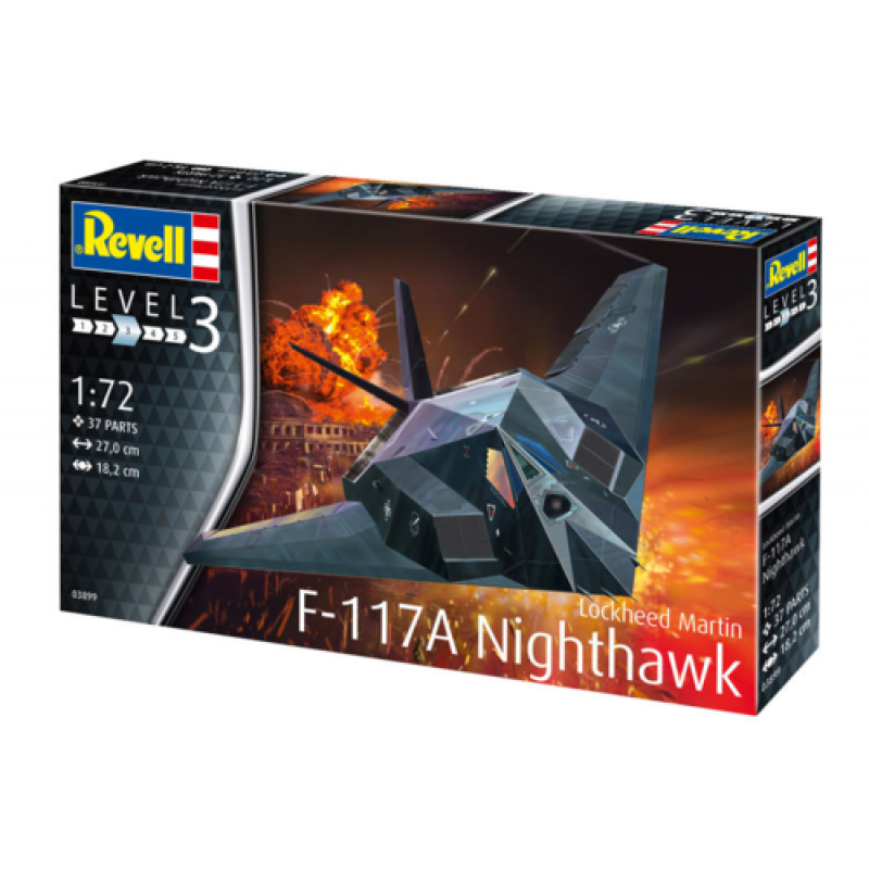Revell: 1:72 Lockheed Martin F-117A Nighthawk Stealth Fighter