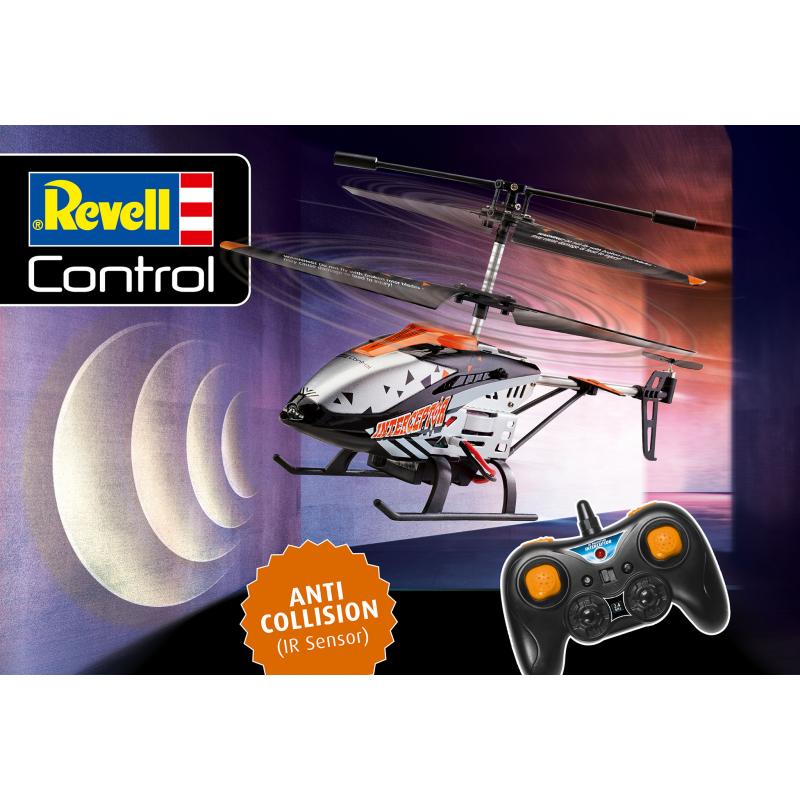 Revell Control RC Helicopter Interceptor Anti Collision