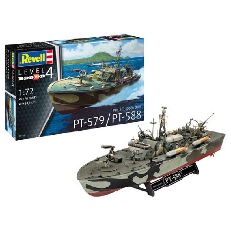 Revell: 1:72 Patrol Torpedo Boat PT-588/PT-588