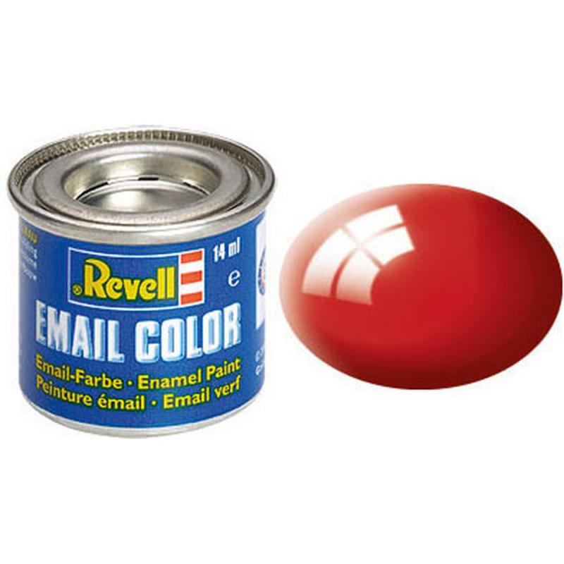 Email Color Enamel Gloss Fiery Red (RAL 3000) 14ml