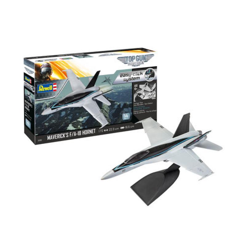 Revell: 1:72 Maverick's F/A-18 Hornet Top Gun Easy-Click-System