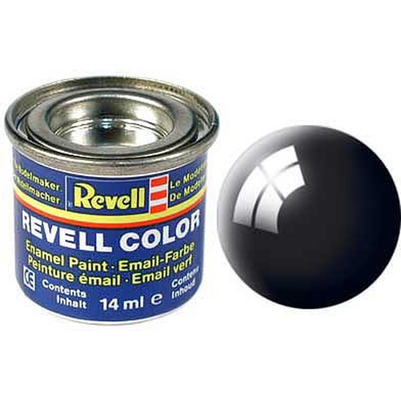 Gloss Black (RAL 9005) Email Color Enamel 14ml