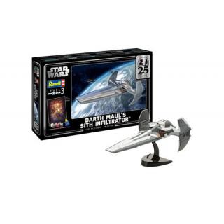 Revell: 1:120 Gift Set Darth Maul's Sith Infiltrator - Episode 1 25th Anniversary