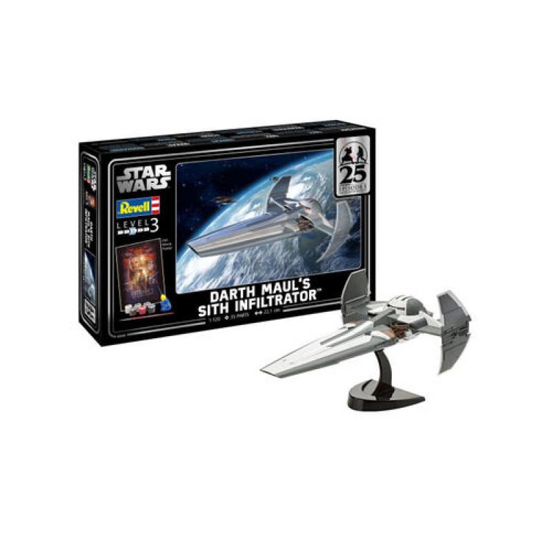 Revell: 1:120 Gift Set Darth Maul's Sith Infiltrator - Episode 1 25th Anniversa